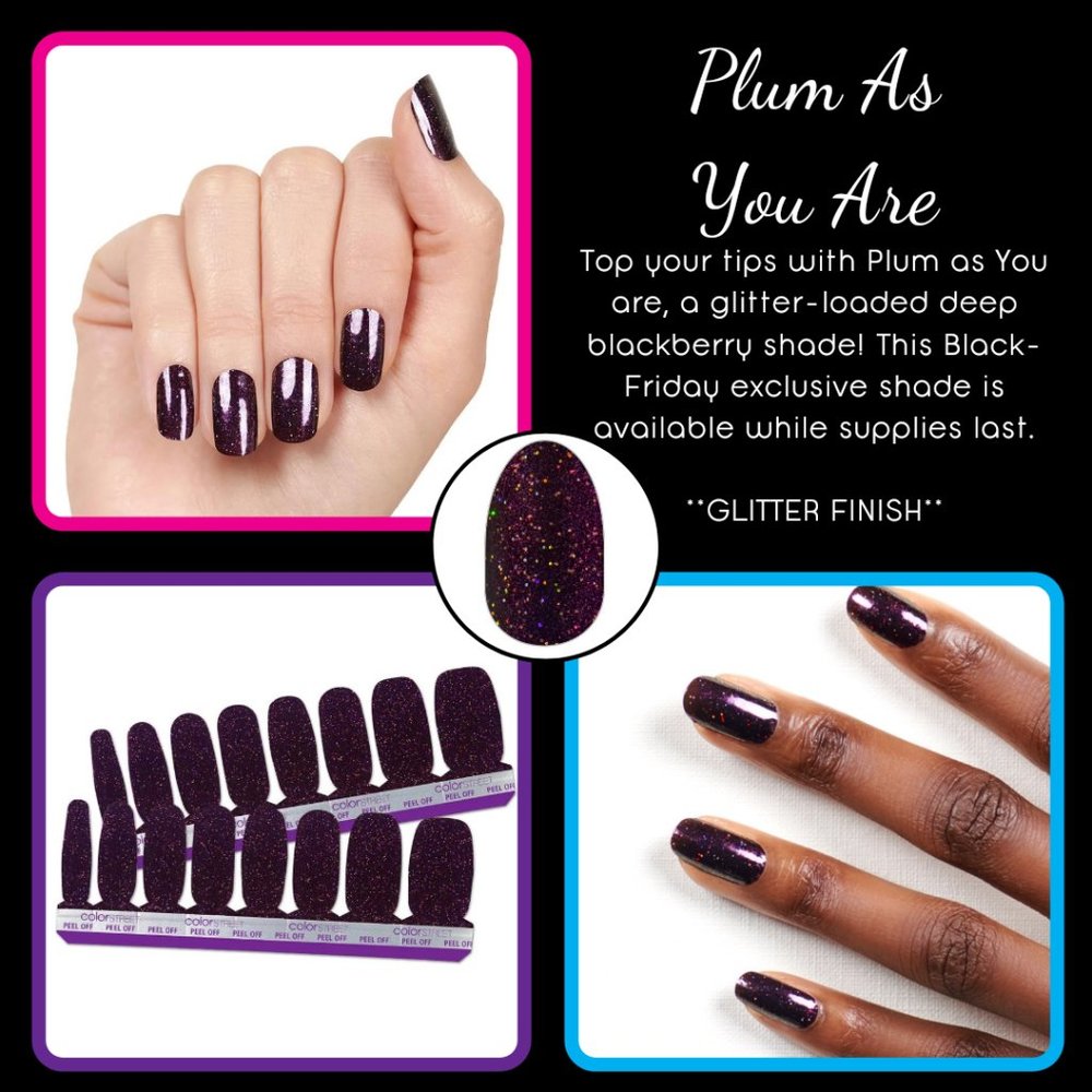 Plum as You Are, Color Street Black Friday exclusive shade